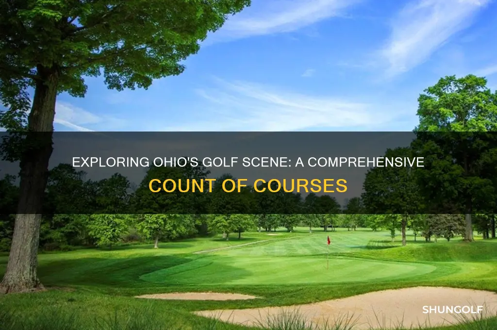 how many golf courses are in ohio