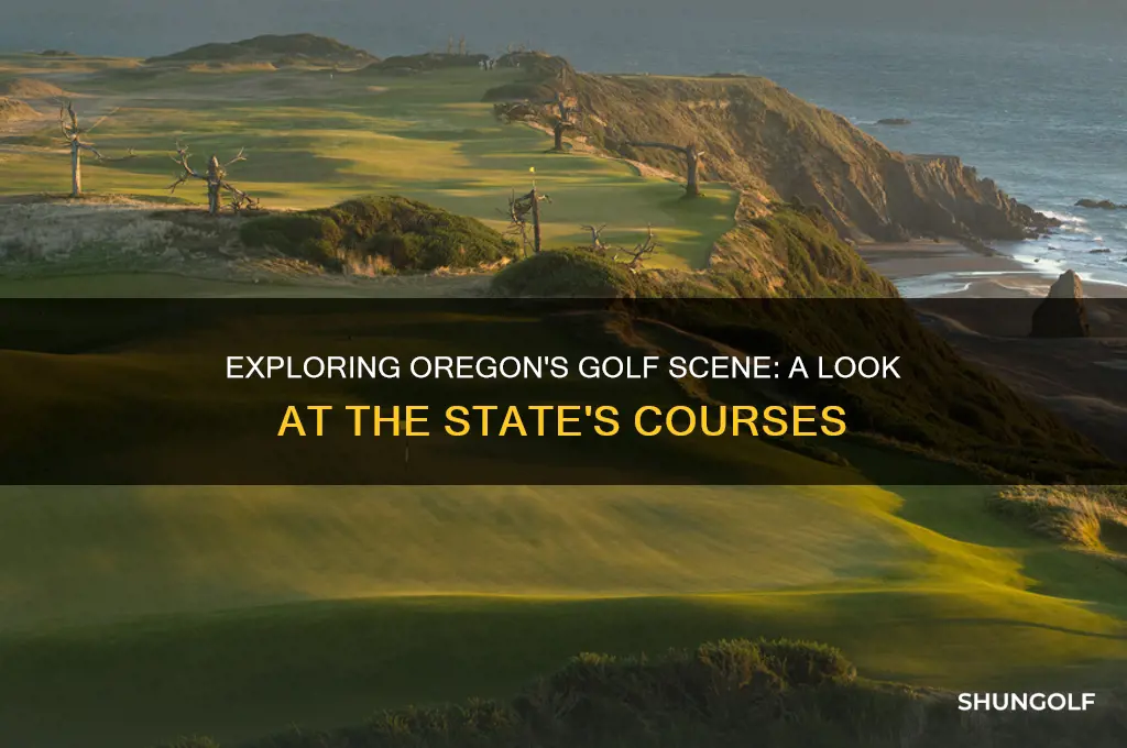 how many golf courses are in oregon