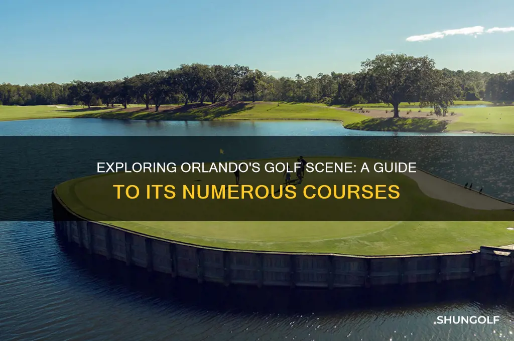 how many golf courses are in orlando