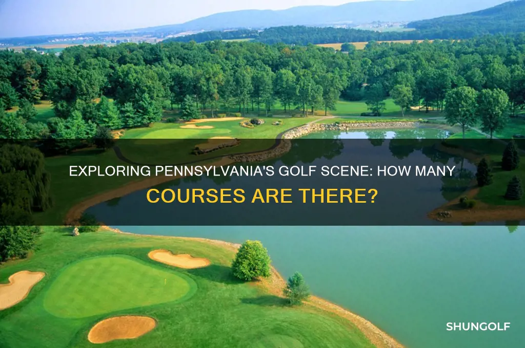 how many golf courses are in pa