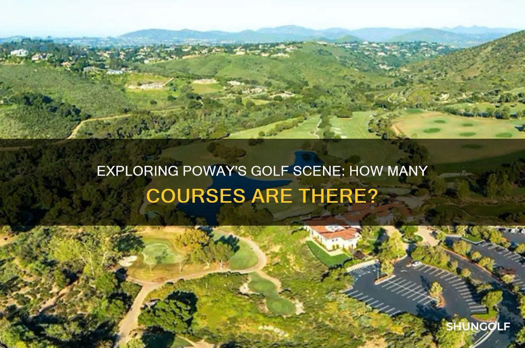 how many golf courses are in poway