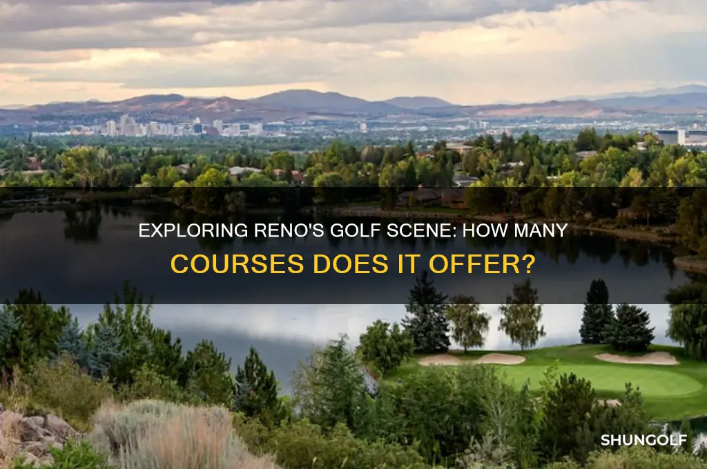 how many golf courses are in reno