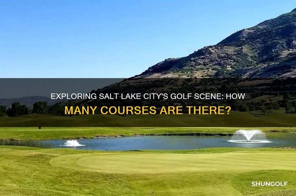 how many golf courses are in salt lake city
