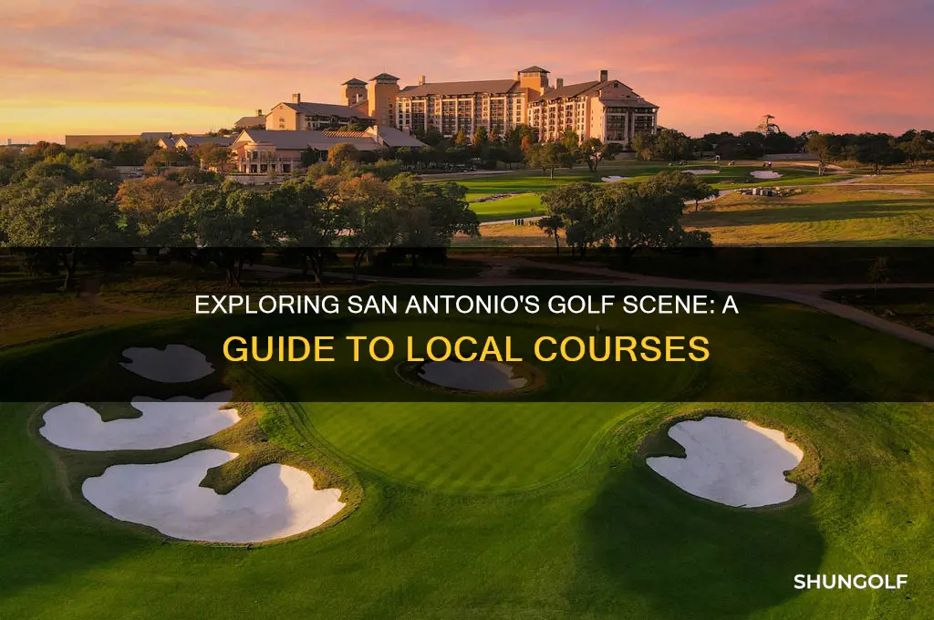 how many golf courses are in san antonio