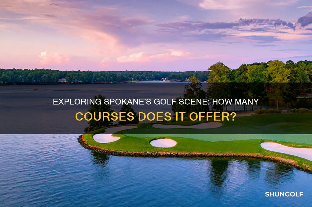how many golf courses are in spokane washington