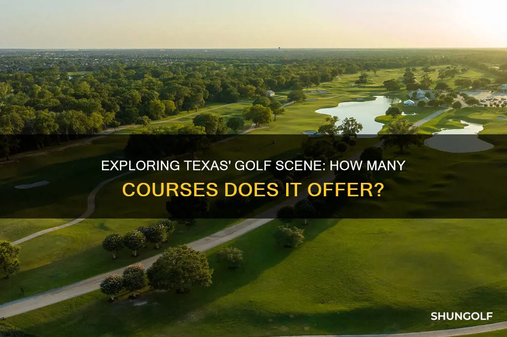 how many golf courses are in texas