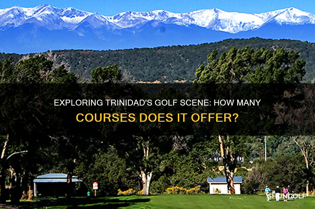how many golf courses are in trinidad