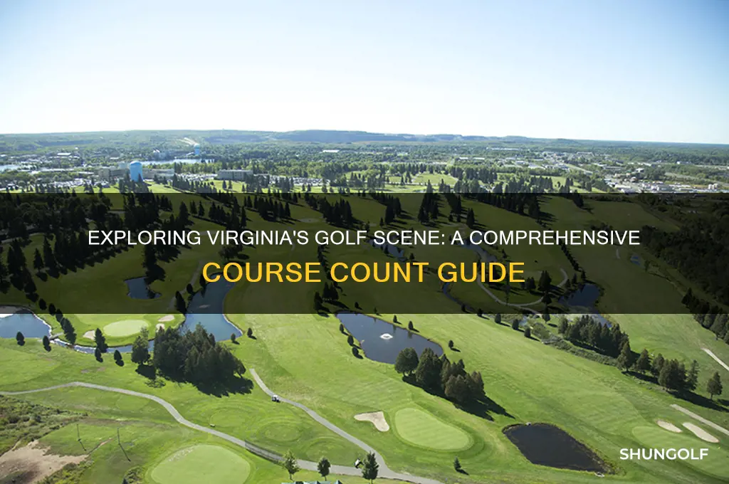 how many golf courses are in virginia