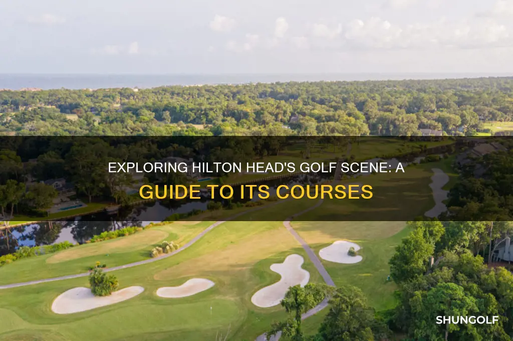how many golf courses are on hilton head