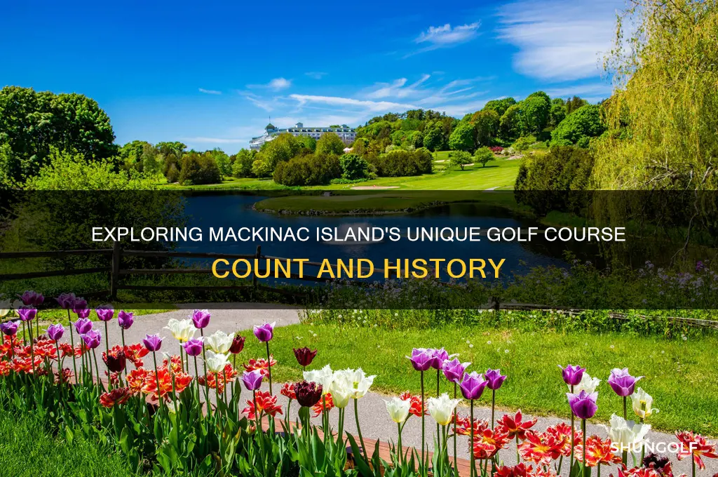 how many golf courses are on mackinac island