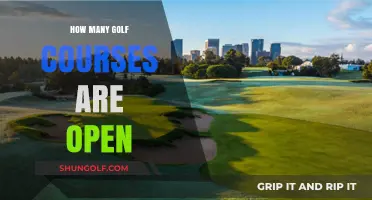 Exploring the Number of Golf Courses Currently Open Nationwide
