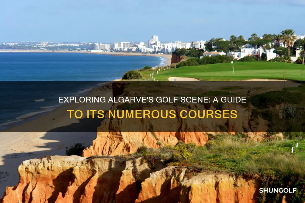 how many golf courses are there in algarve portugal