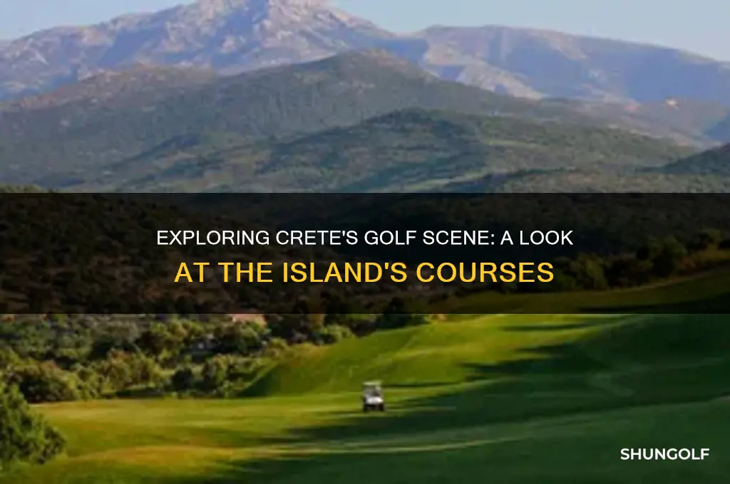 how many golf courses are there in crete