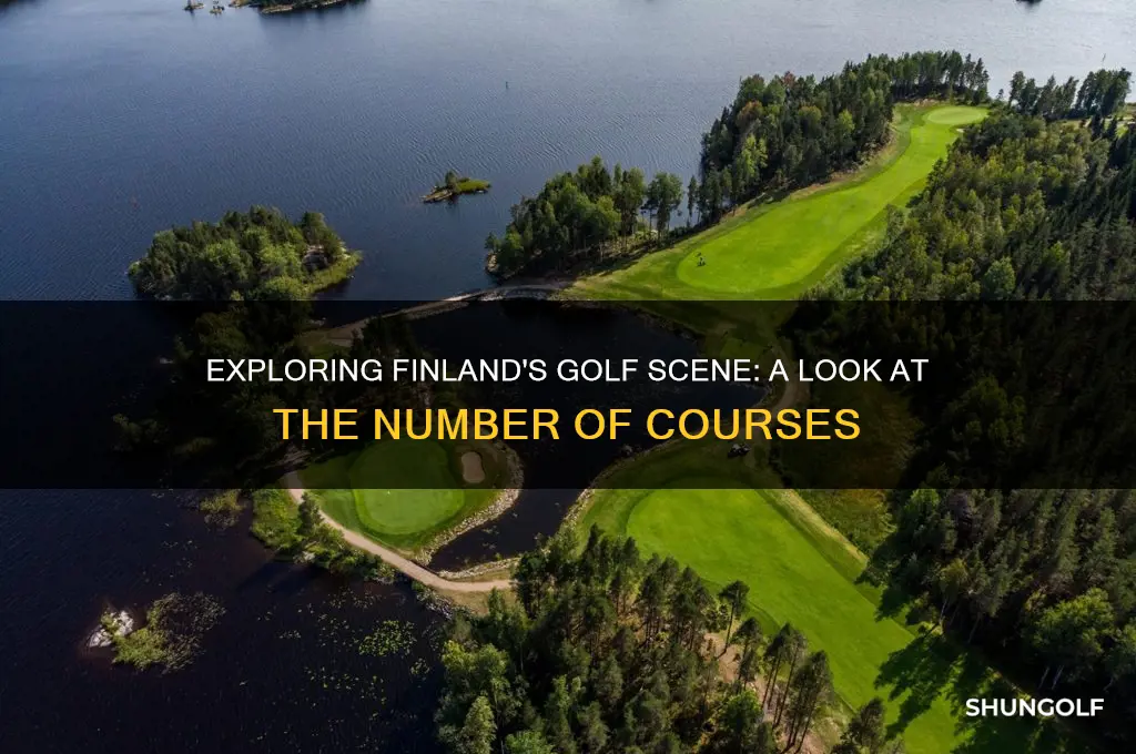 how many golf courses are there in finland