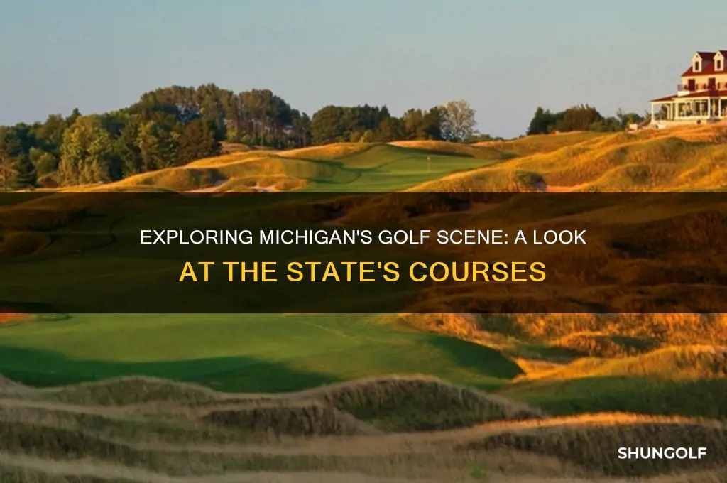 how many golf courses are there in michigan