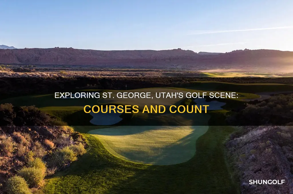 how many golf courses in st george utah