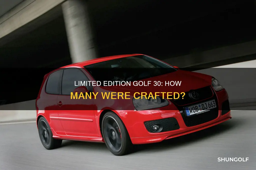 how many golf edition 30 made