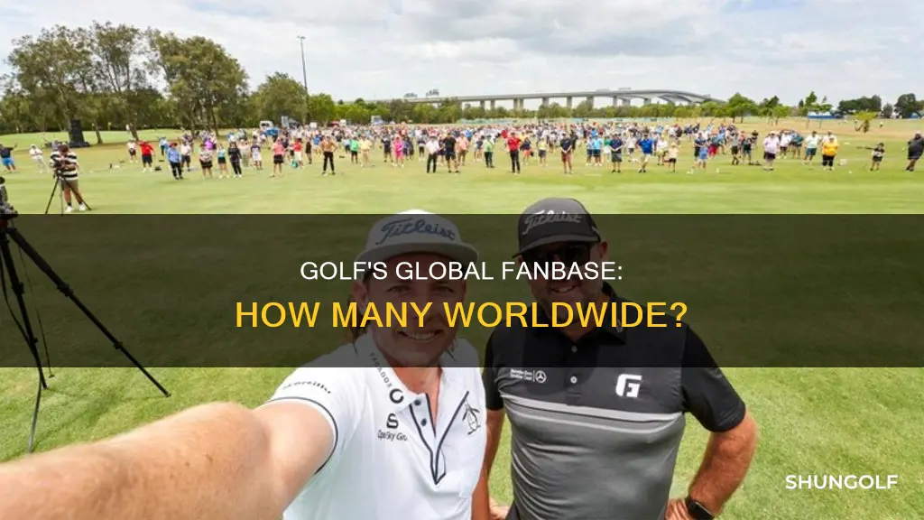 how many golf fans worldwide
