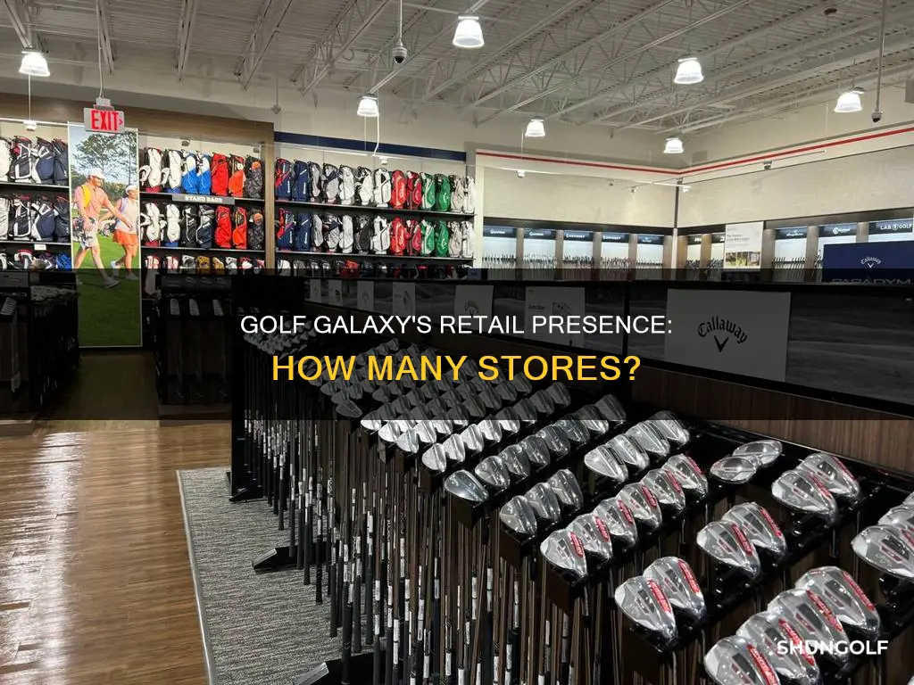 how many golf galaxy stores