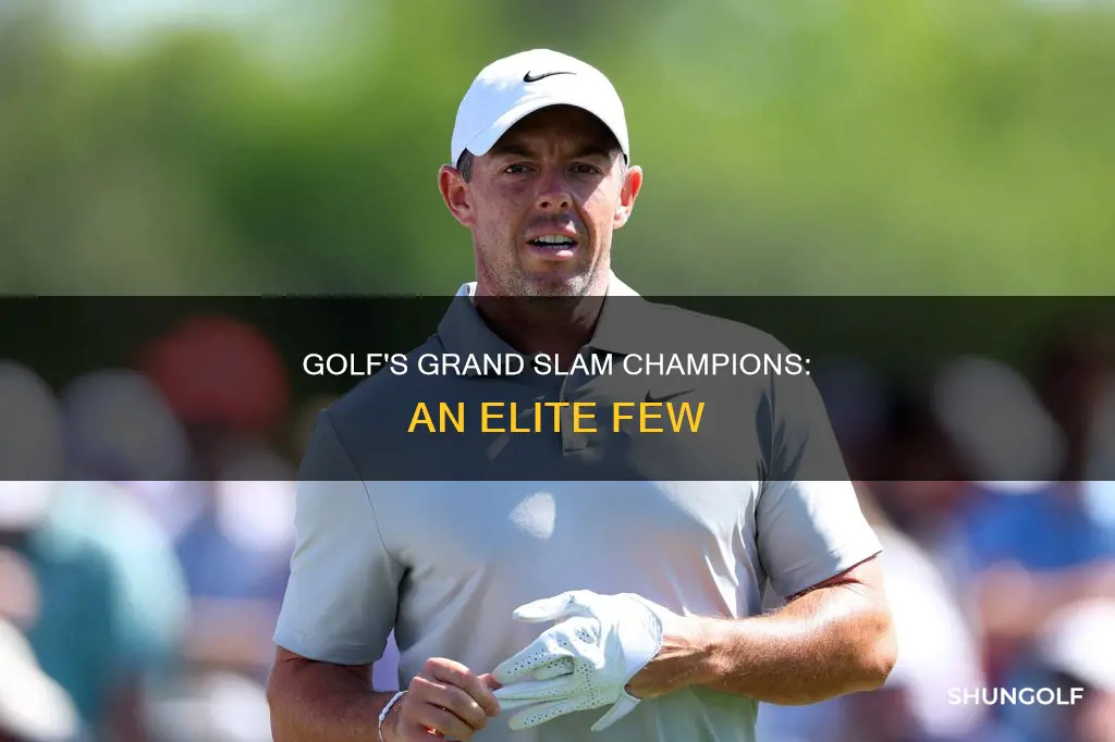 how many golf grand slam winners