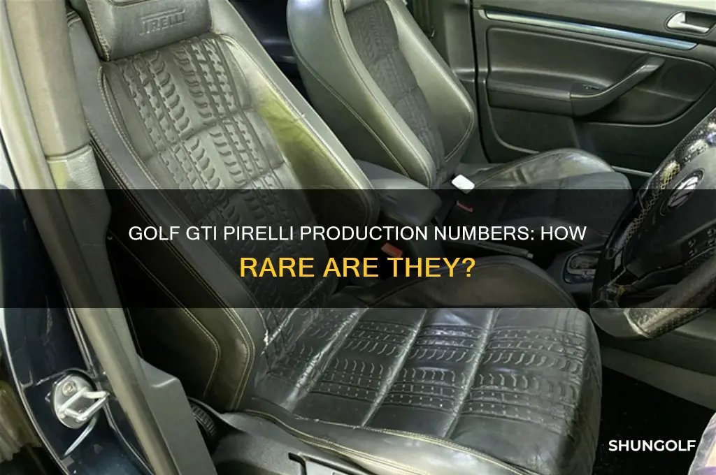 how many golf gti pirelli were made