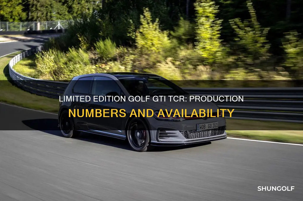 how many golf gti tcr will be made