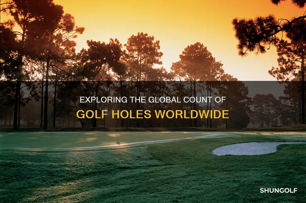 how many golf holes are there in the world