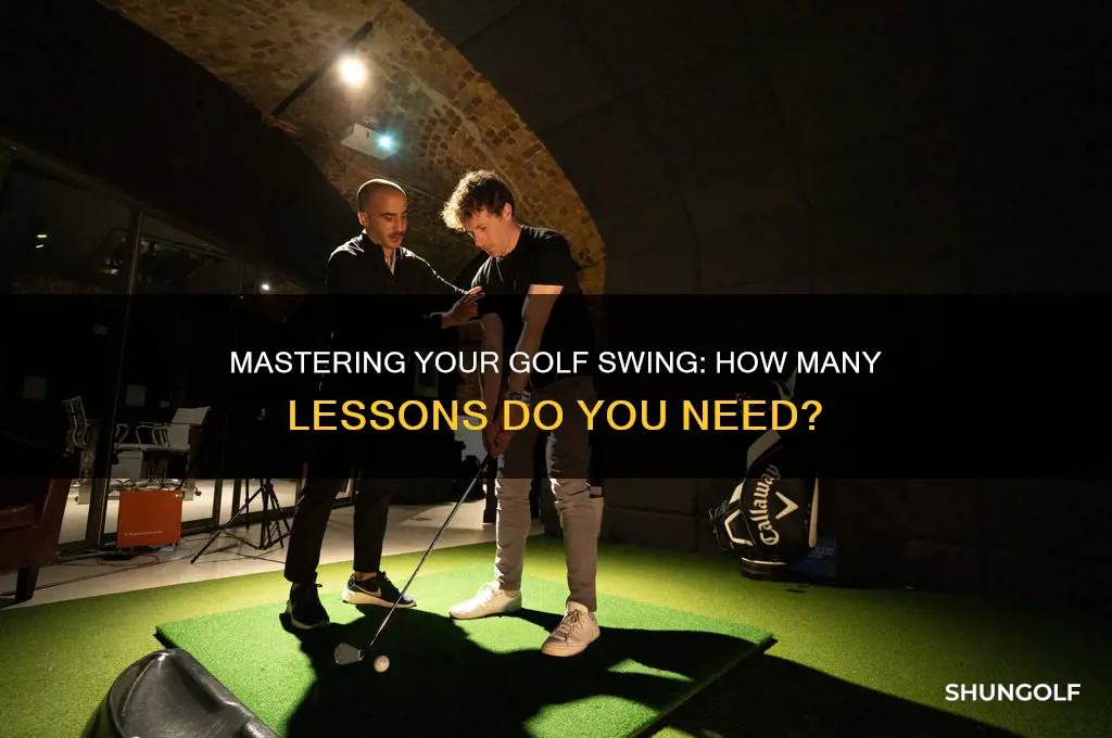 how many golf lessons should i take