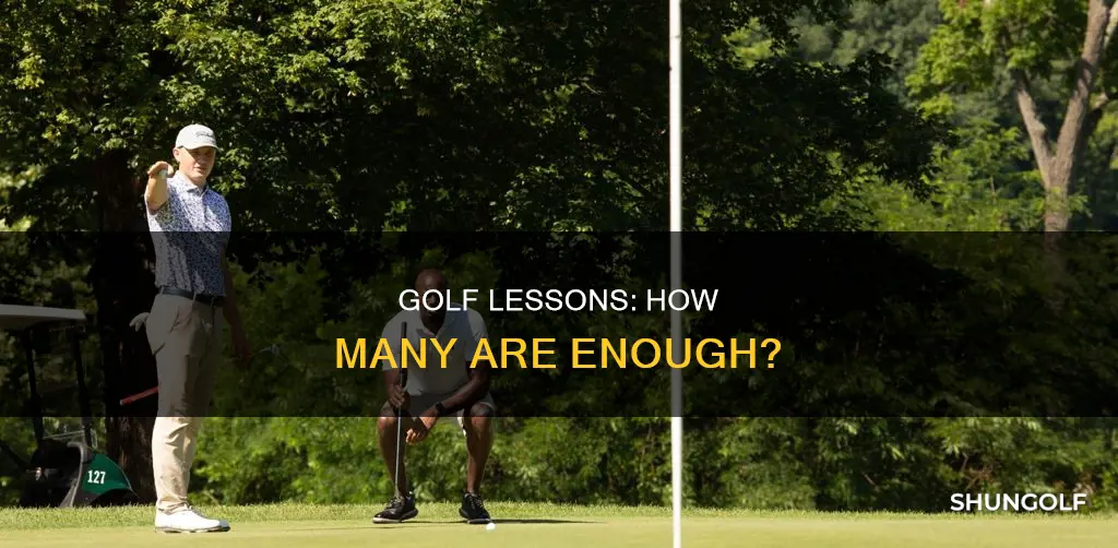 how many golf lessons