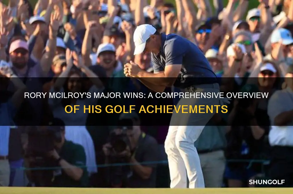 how many golf majors has rory mcilroy won