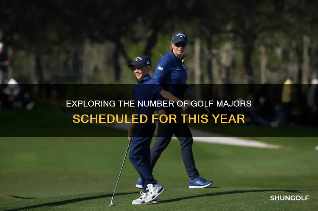 how many golf majors will be played this year