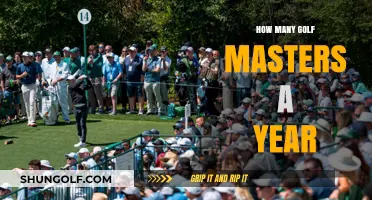Golf Masters: How Many Tournaments in a Year?