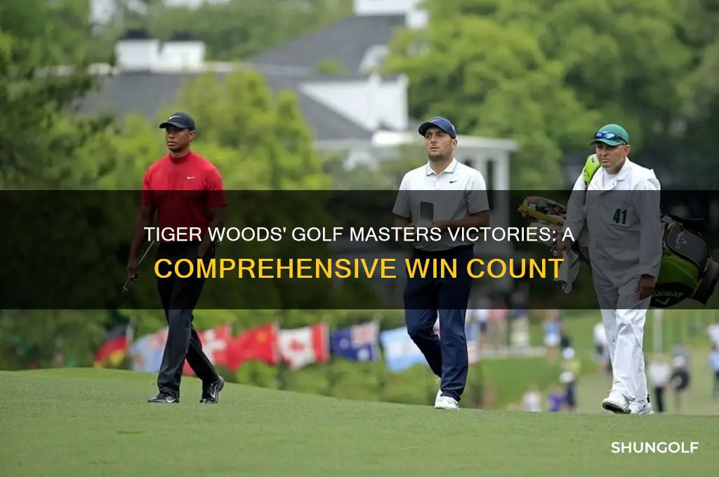 how many golf masters has tiget won