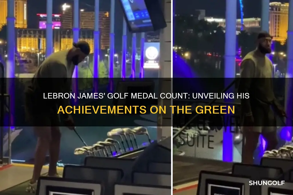 how many golf medals does lebron have