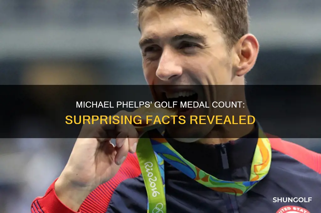 how many golf medals does michael phelps have