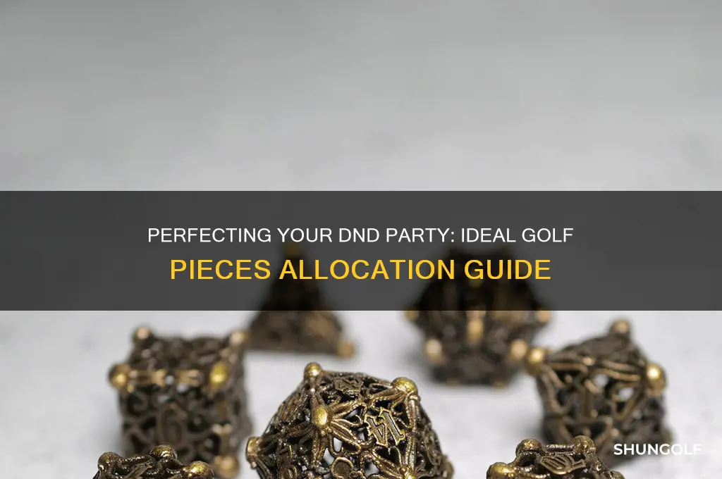 how many golf pieces to give my party dnd