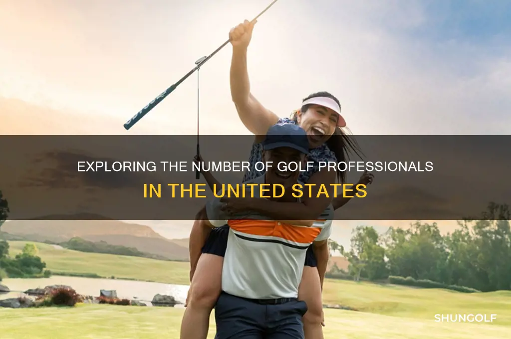 how many golf professionals are there in the us