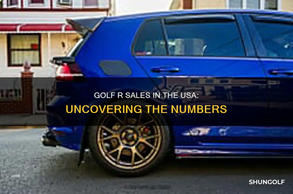 how many golf r are sold in usa