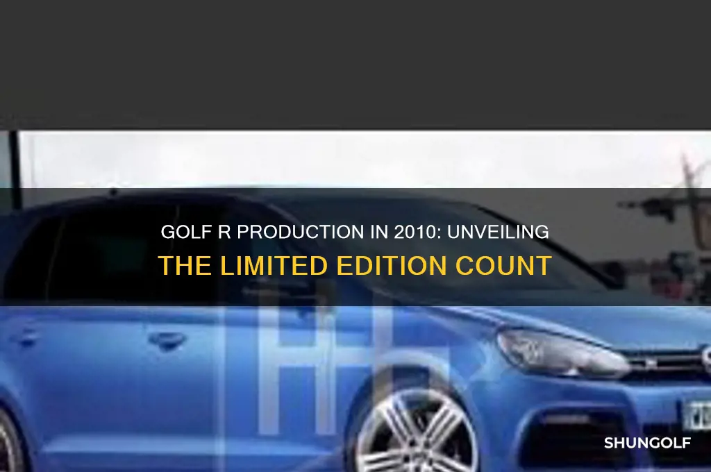how many golf r were made in 2010