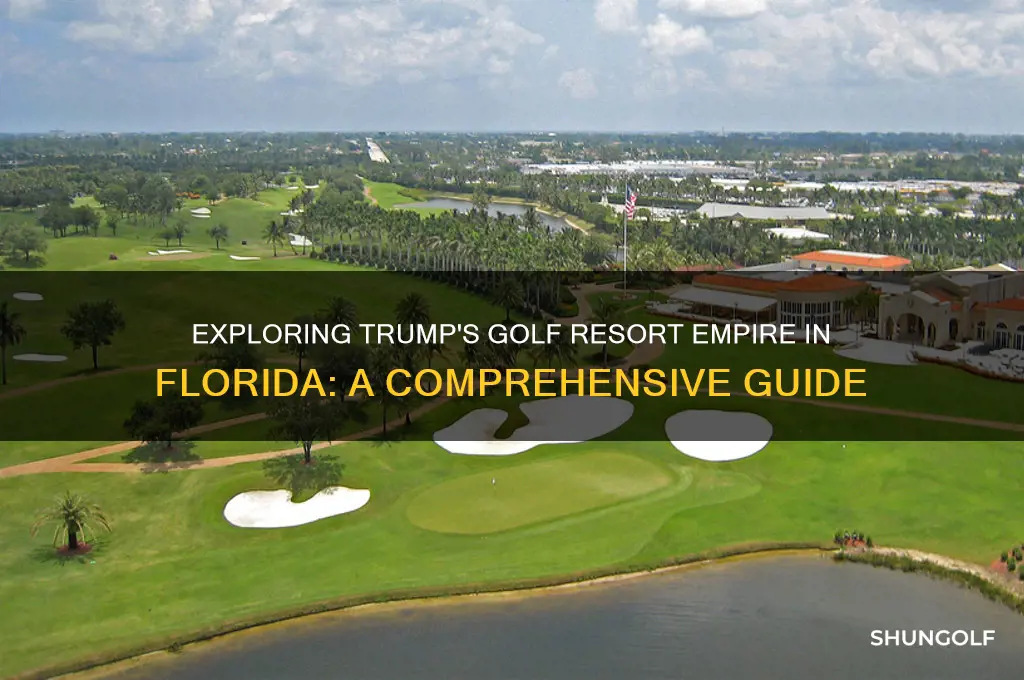 how many golf resorts does trump have in florida