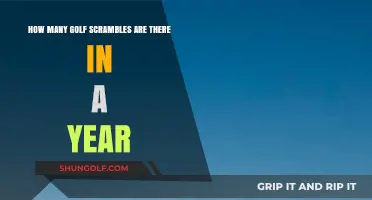Exploring the Annual Frequency of Golf Scramble Tournaments
