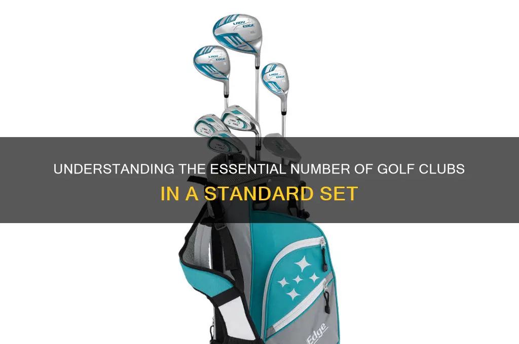how many golf sticks in a set