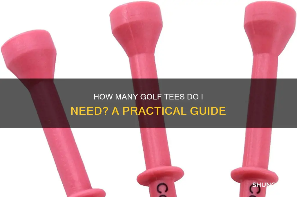 how many golf tees do i need