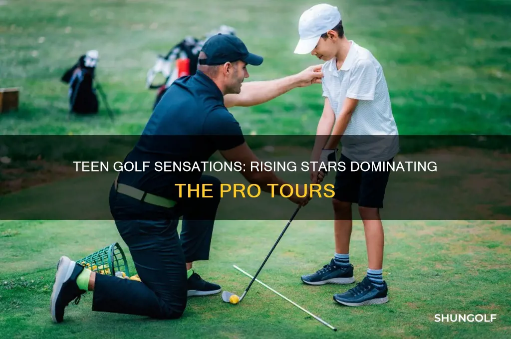 how many golf tour pros we teen sensations