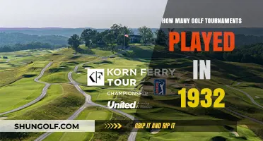 Exploring the Number of Golf Tournaments Played in 1932