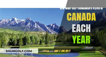 Exploring Canada's Annual Golf Tournament Scene: How Many Events?