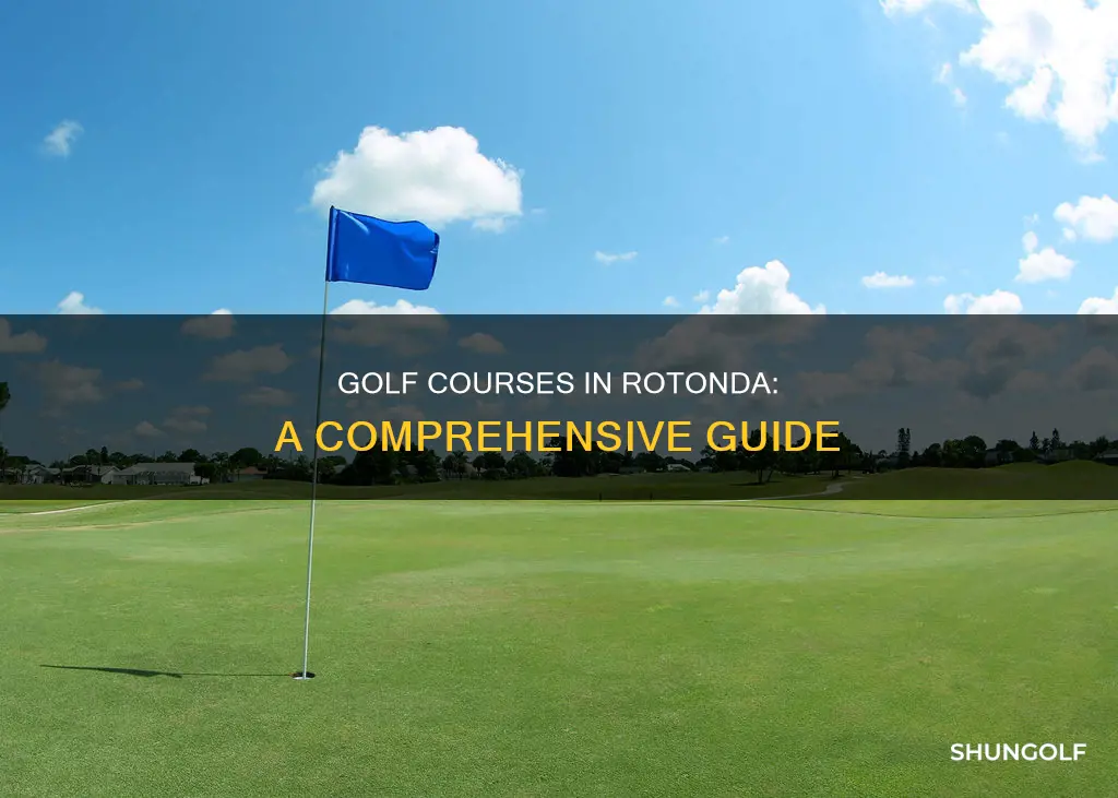 how many golf vourses in rotonda