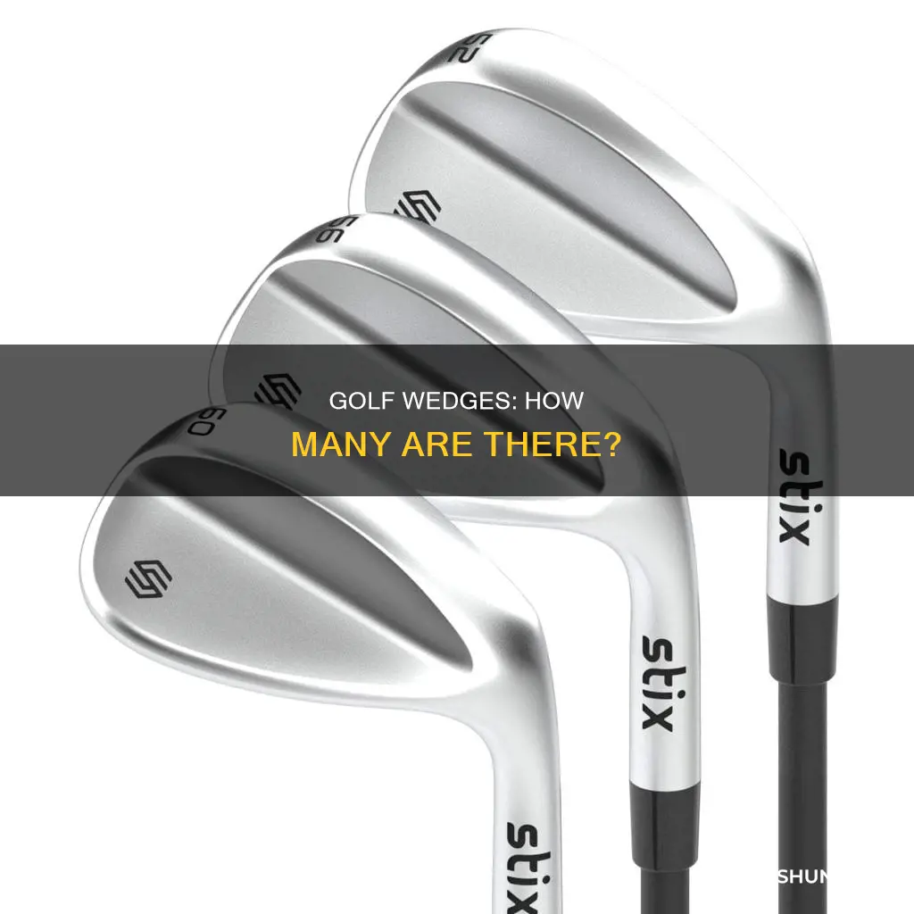 how many golf wedges are there