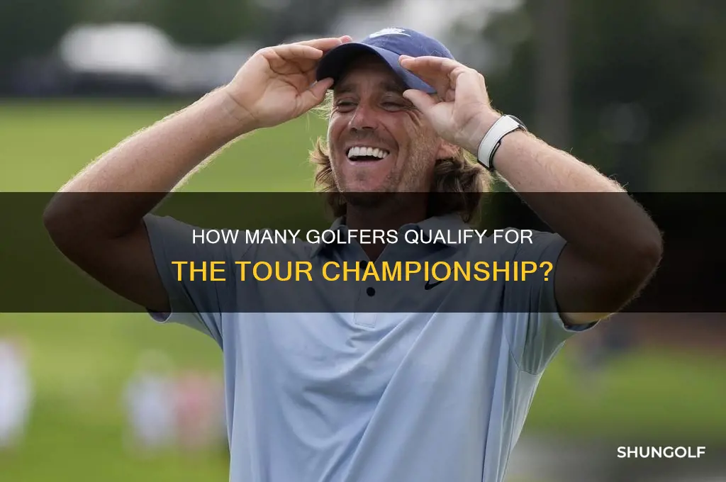 how many golfer go to the tour chapionship