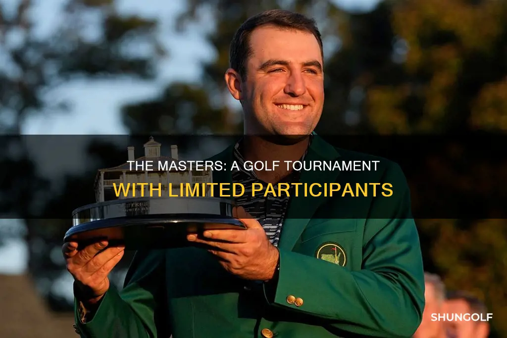 how many golfer in the masters